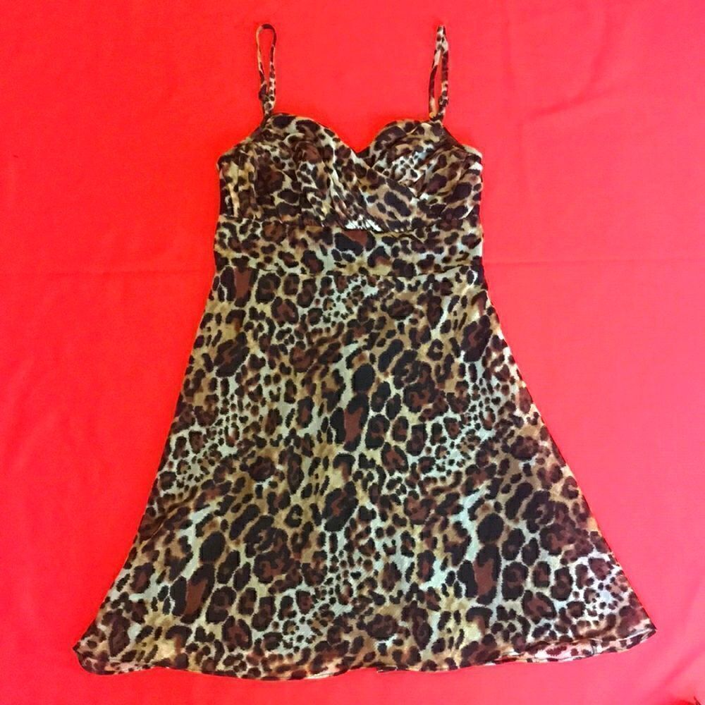 GUESS DRESS SIZE 1 LEOPARD - Picture 3 of 16